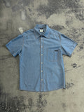 Camicia Dolce & Gabbana cotone chambray azzurro chiaro L/XL