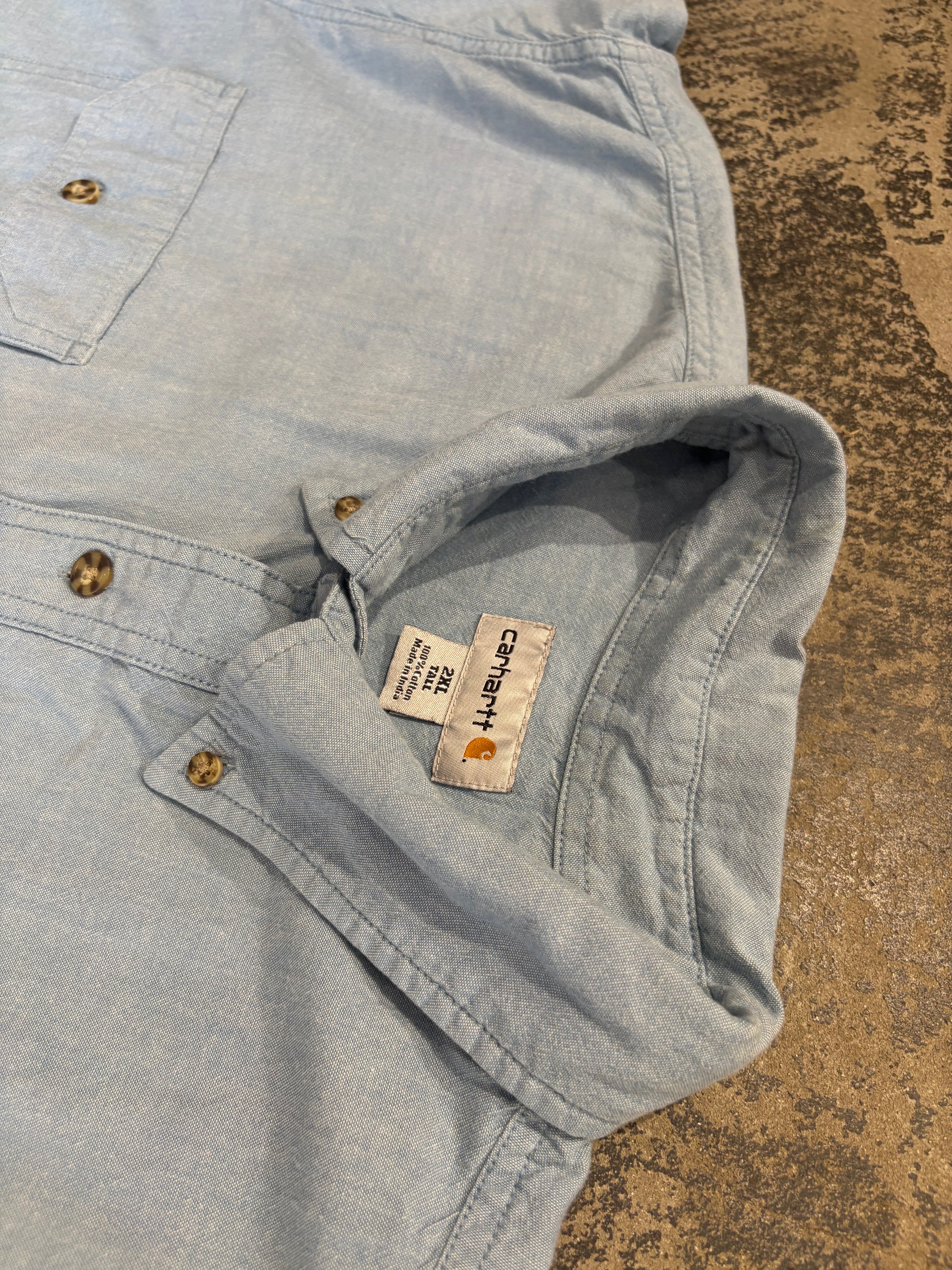 Camicia denim Carhartt celeste 2XL