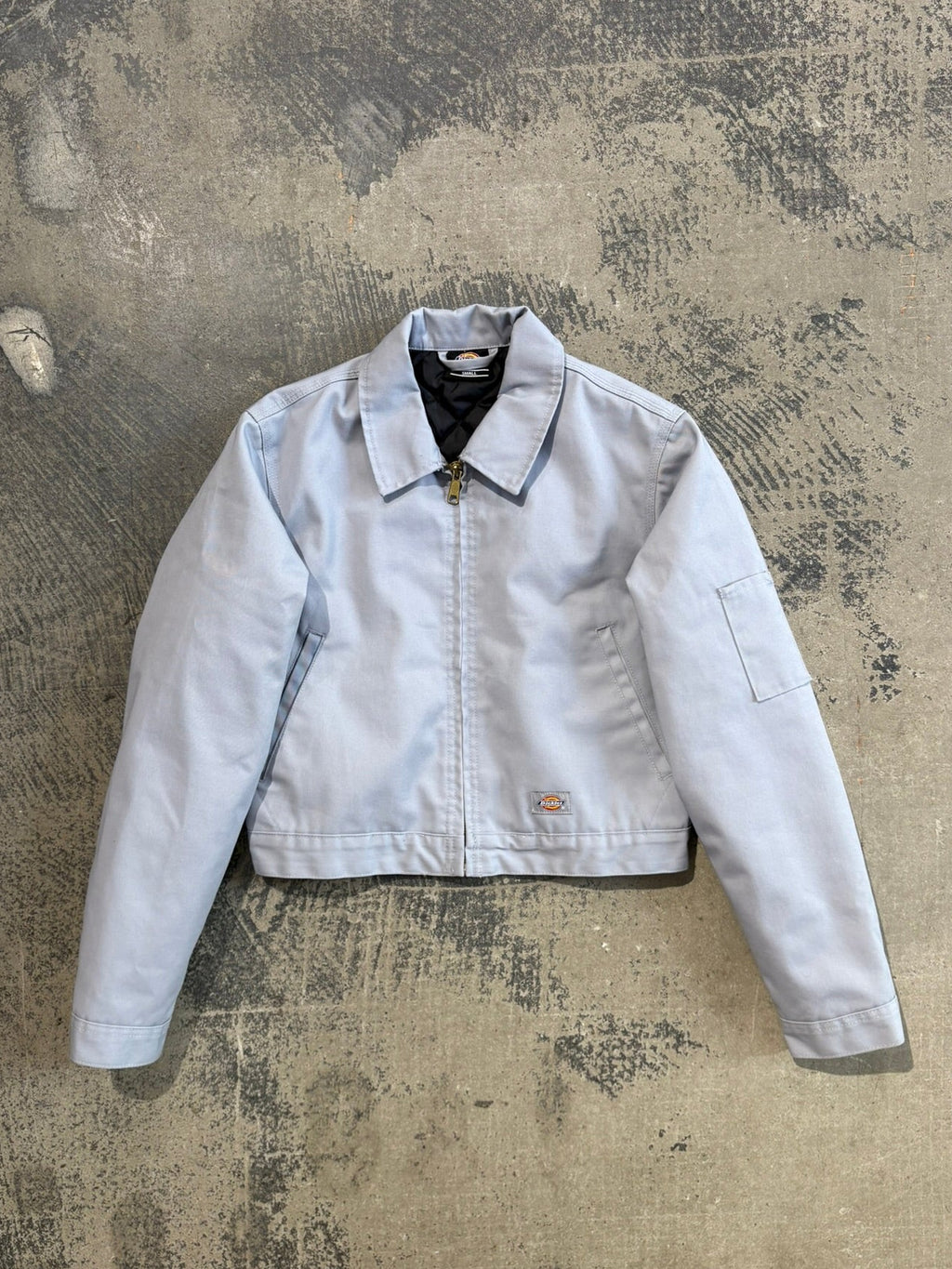 Giacca Dickies Eisenhower cropped imbottita lilla/ghiaccio