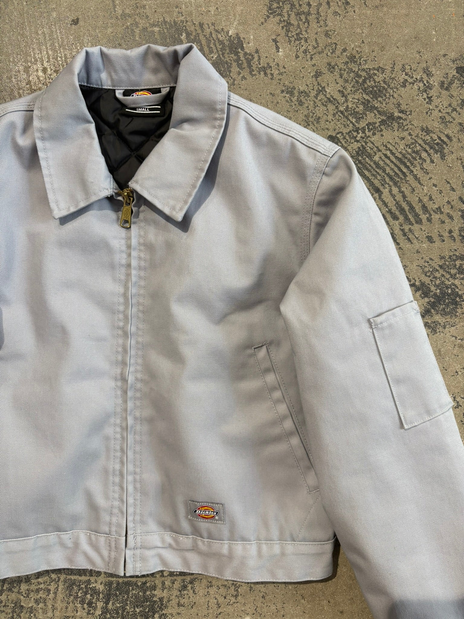 Giacca Dickies Eisenhower cropped imbottita lilla/ghiaccio