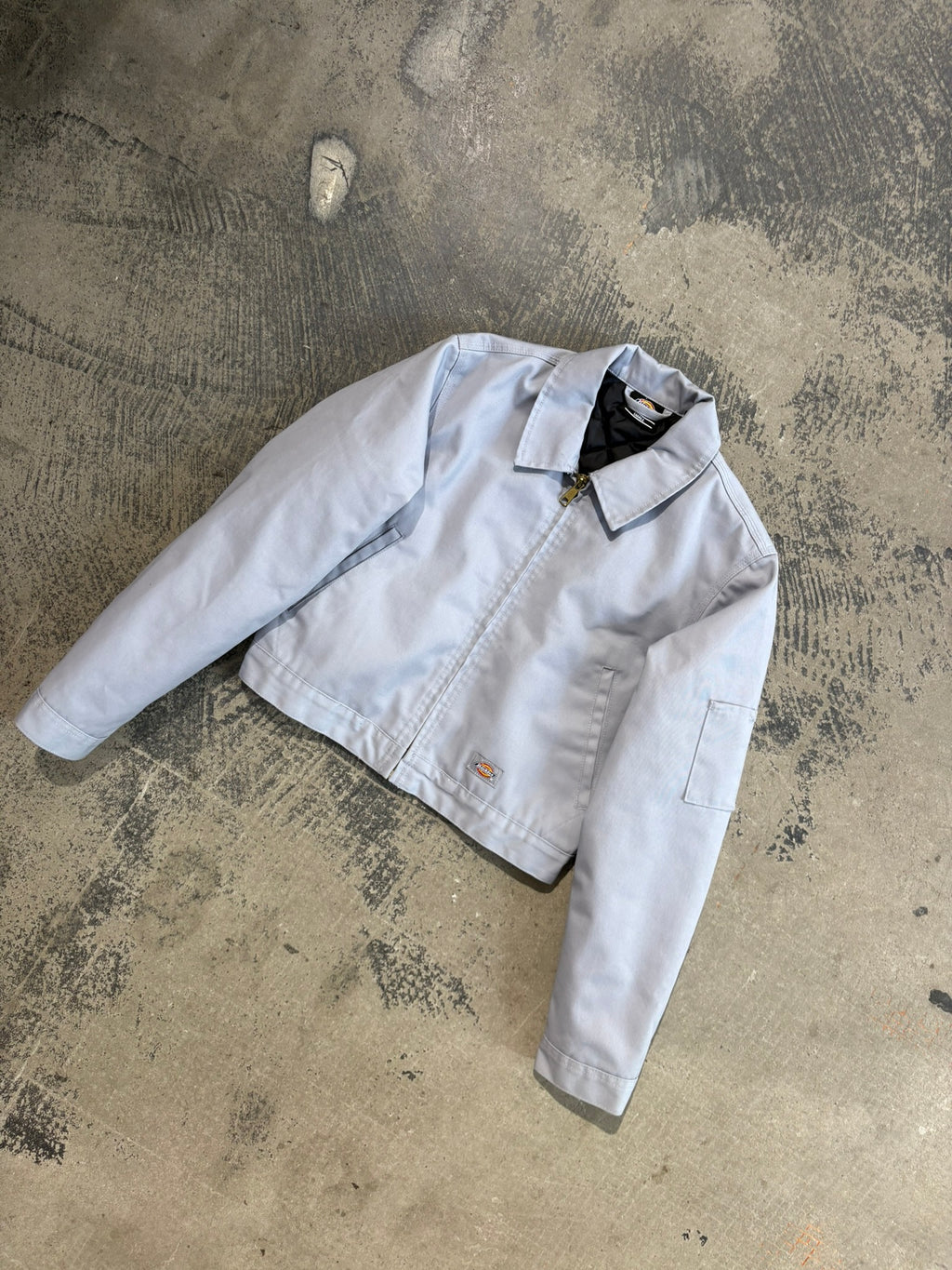 Giacca Dickies Eisenhower cropped imbottita lilla/ghiaccio