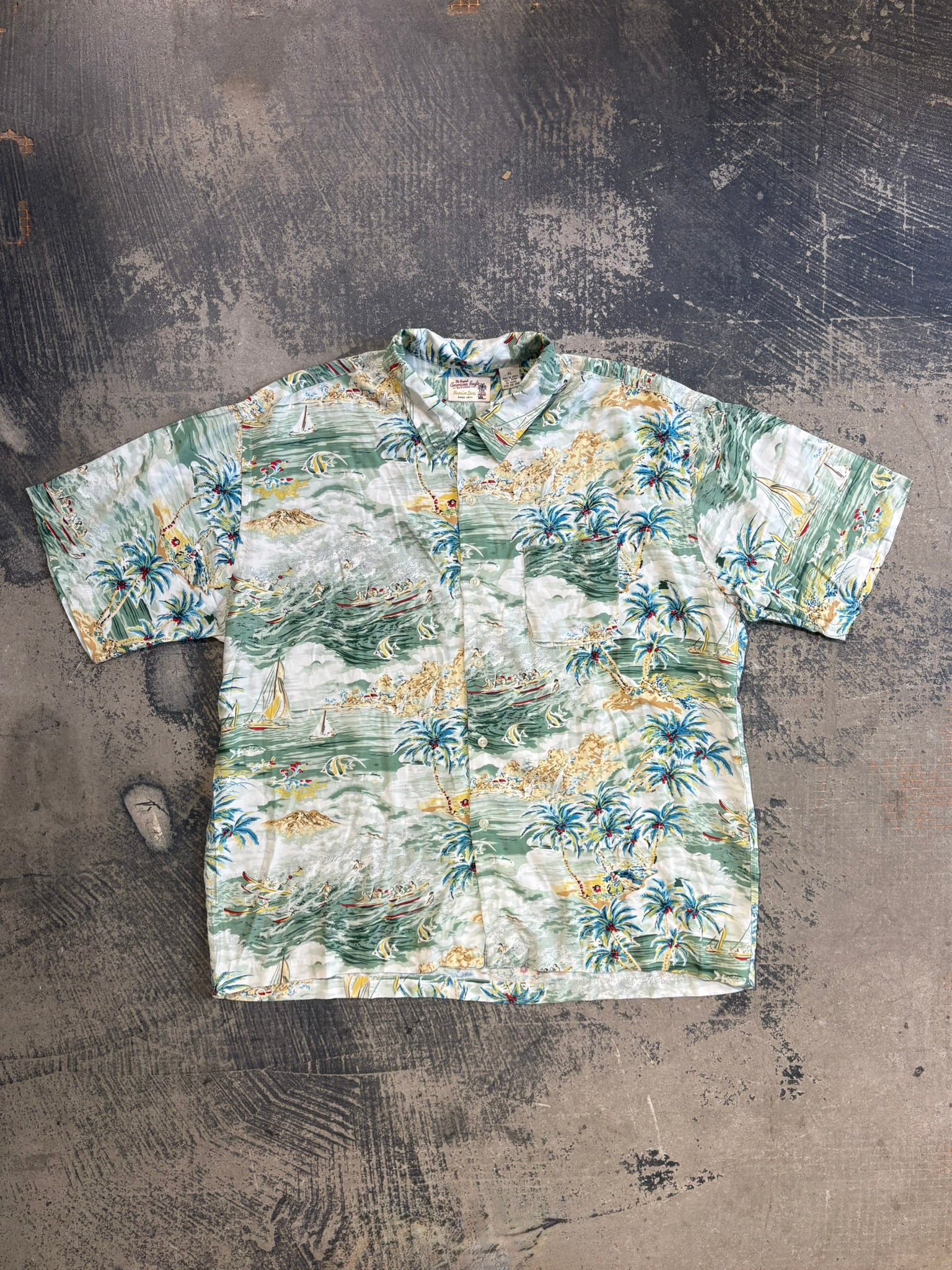Camicia Hawaiana American Eagle maniche corte XL