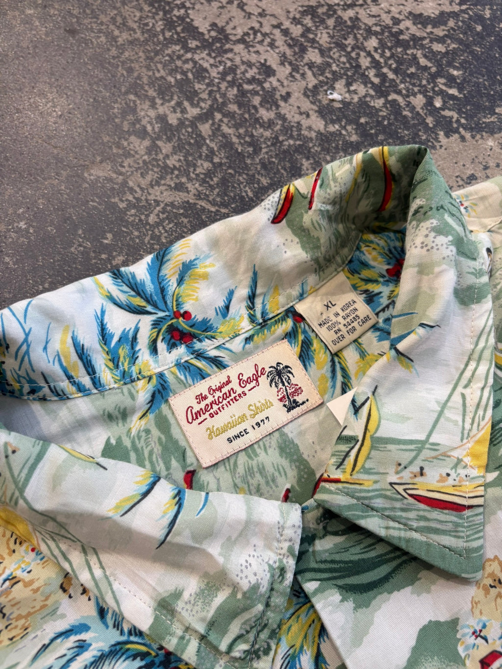 Camicia Hawaiana American Eagle maniche corte XL