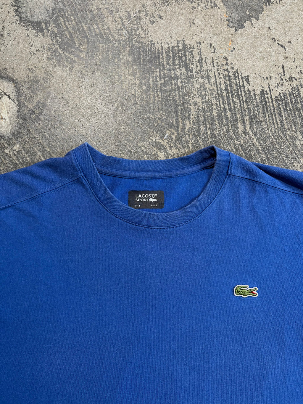 T-shirt Lacoste Sport blu reale L