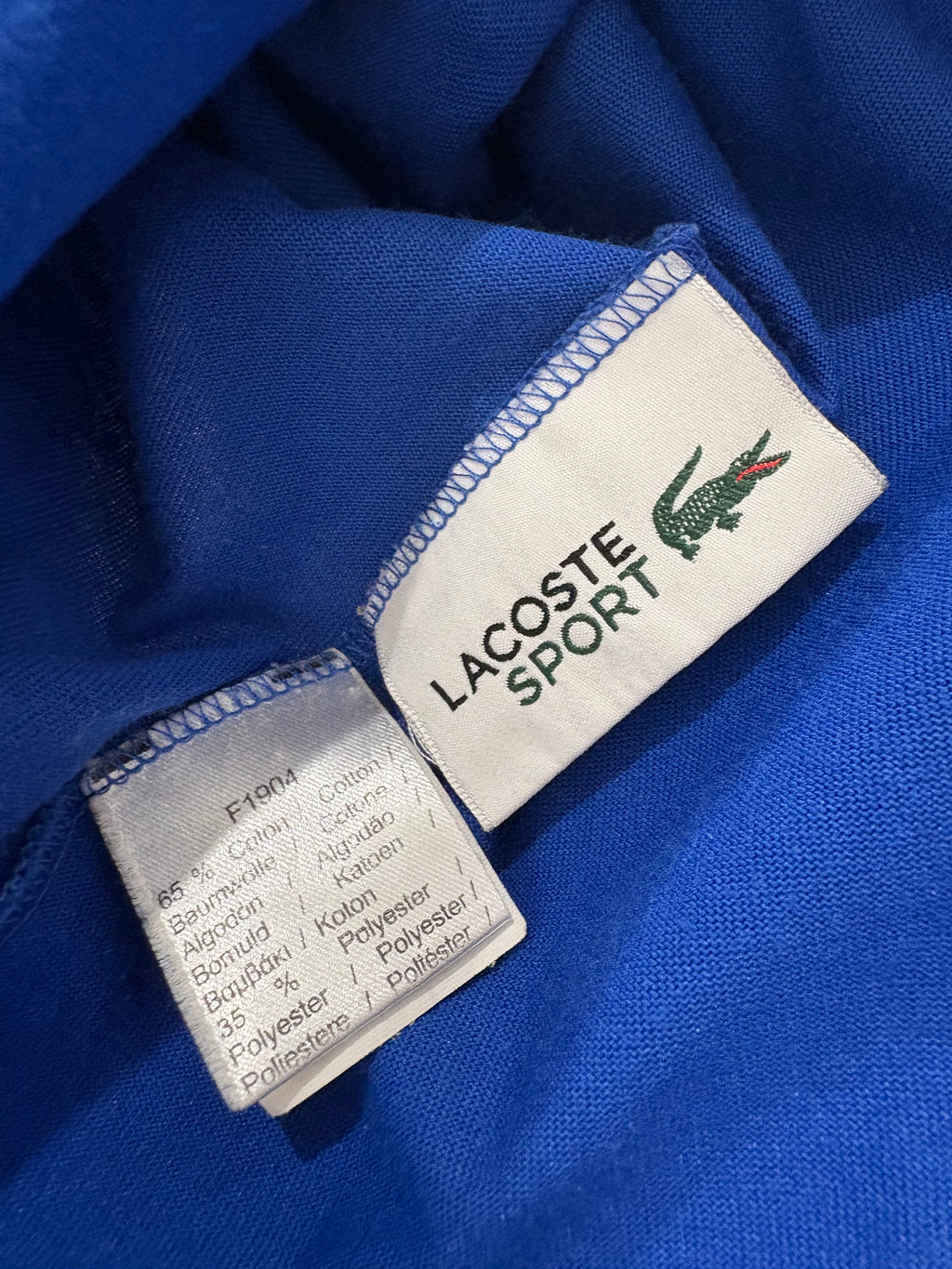 T-shirt Lacoste Sport blu reale L