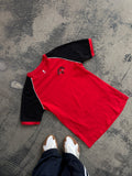 T-shirt NBA Chicago Bulls manica raglan rossa XS