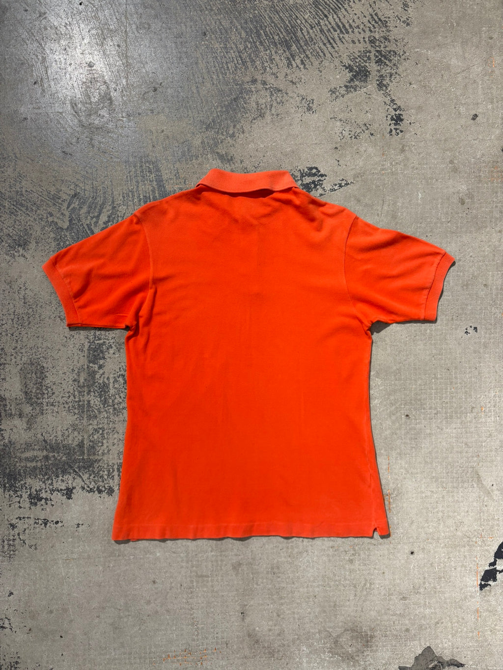 Polo Chemise Lacoste arancio Made in France M