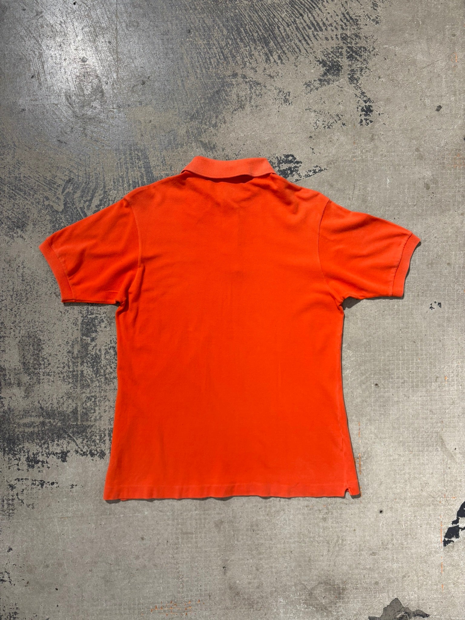 Polo Chemise Lacoste arancio Made in France M