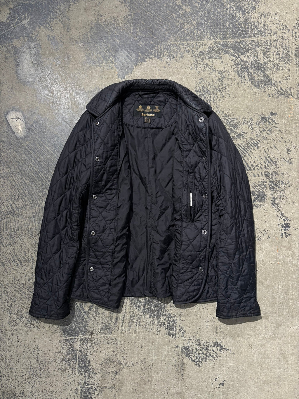 Giacca Barbour trapuntata nera "Tailor Quilt" donna S