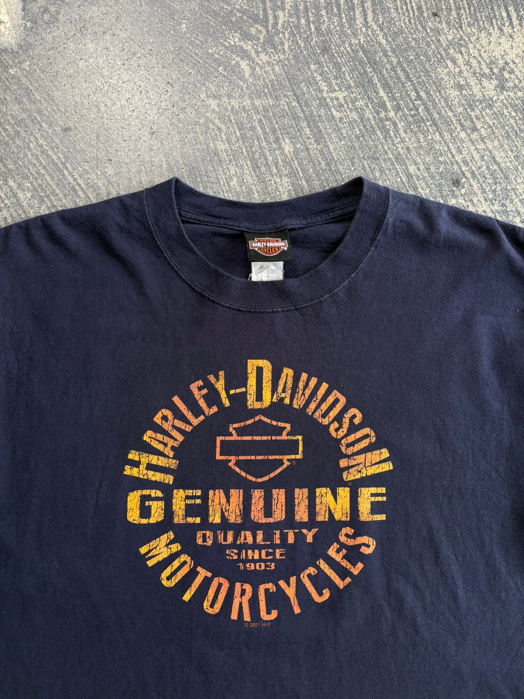 T-shirt Harley-Davidson Pittsburgh blu L