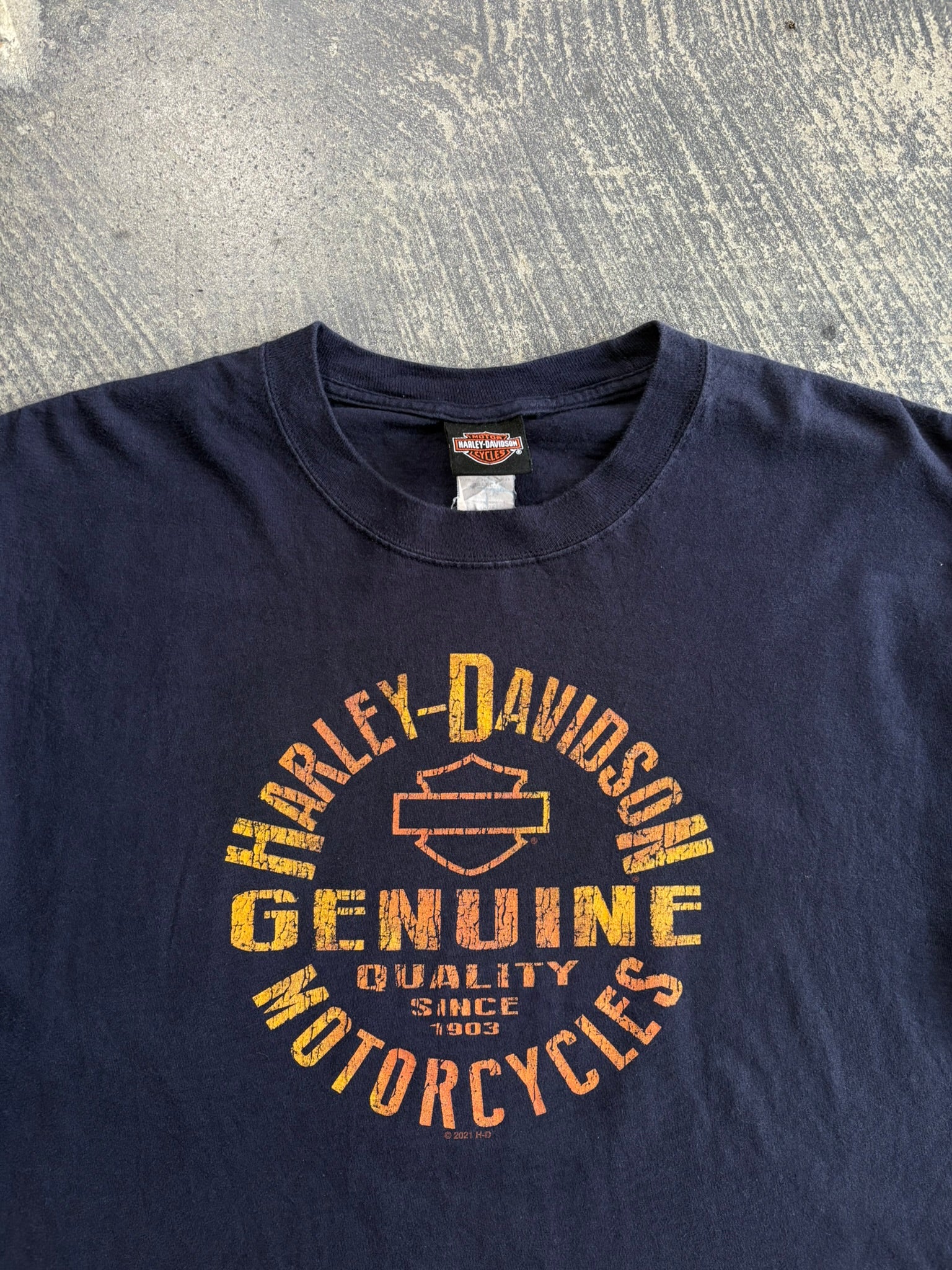 T-shirt Harley-Davidson Pittsburgh blu L