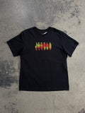 T-shirt Jordan "Ovoid Graphic" Nero logo neon gradient XL