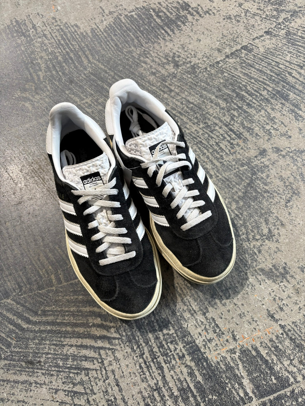 Adidas Gazelle Bold pelle scamosciata nera n. 37 1/3