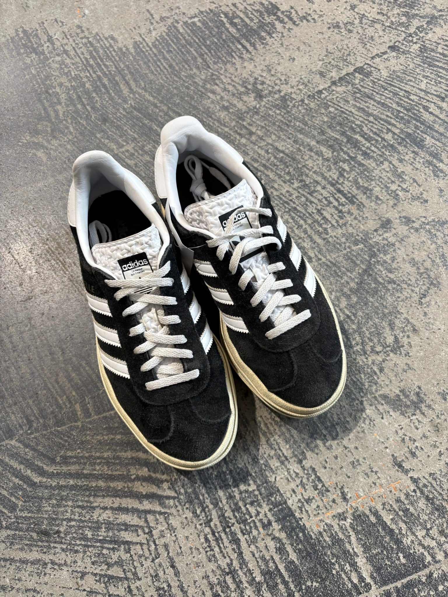 Adidas Gazelle Bold pelle scamosciata nera n. 37 1/3