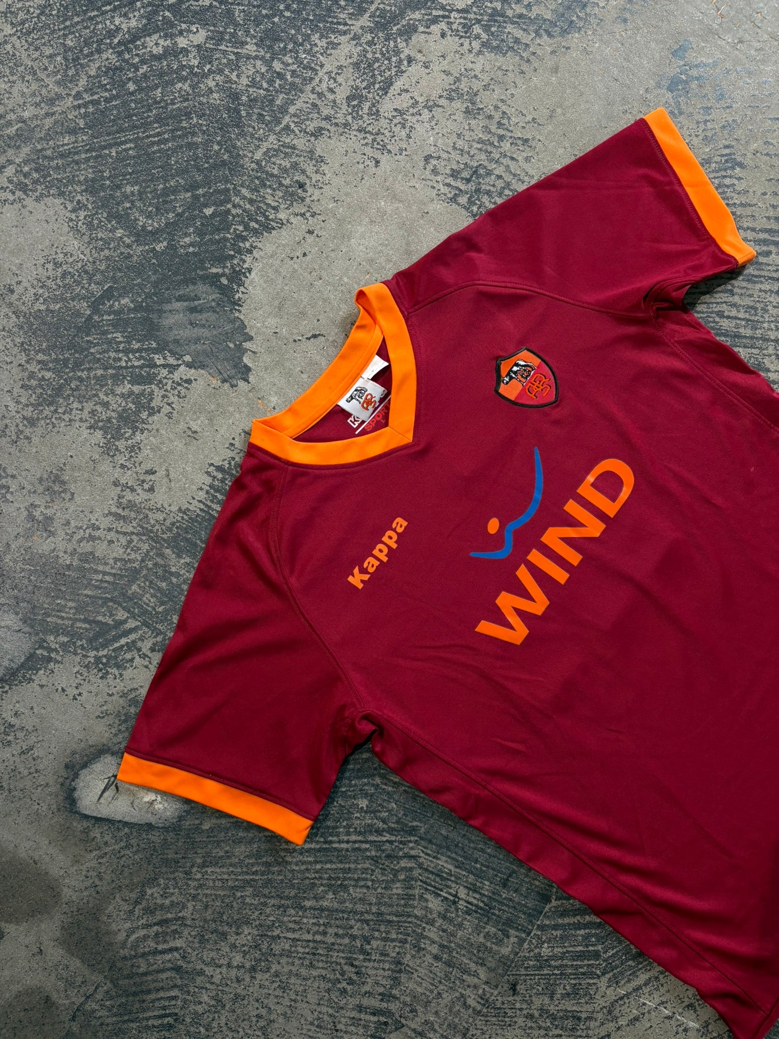 Maglia AS Roma 2007-2008 Home De Rossi 16 Kappa XS