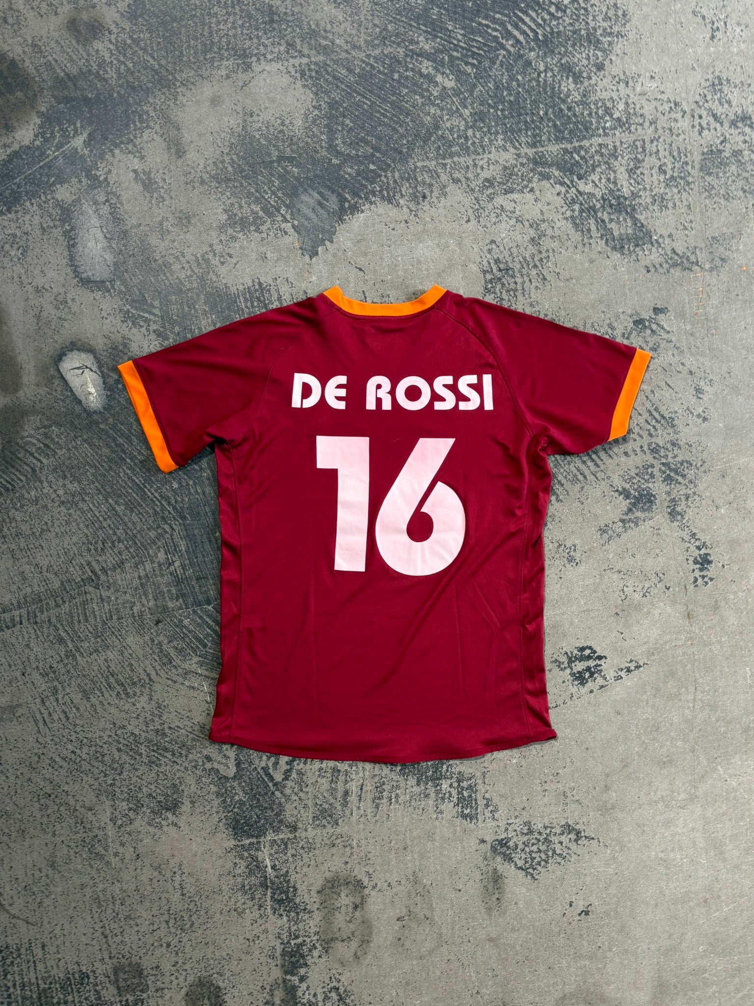 Maglia AS Roma 2007-2008 Home De Rossi 16 Kappa XS