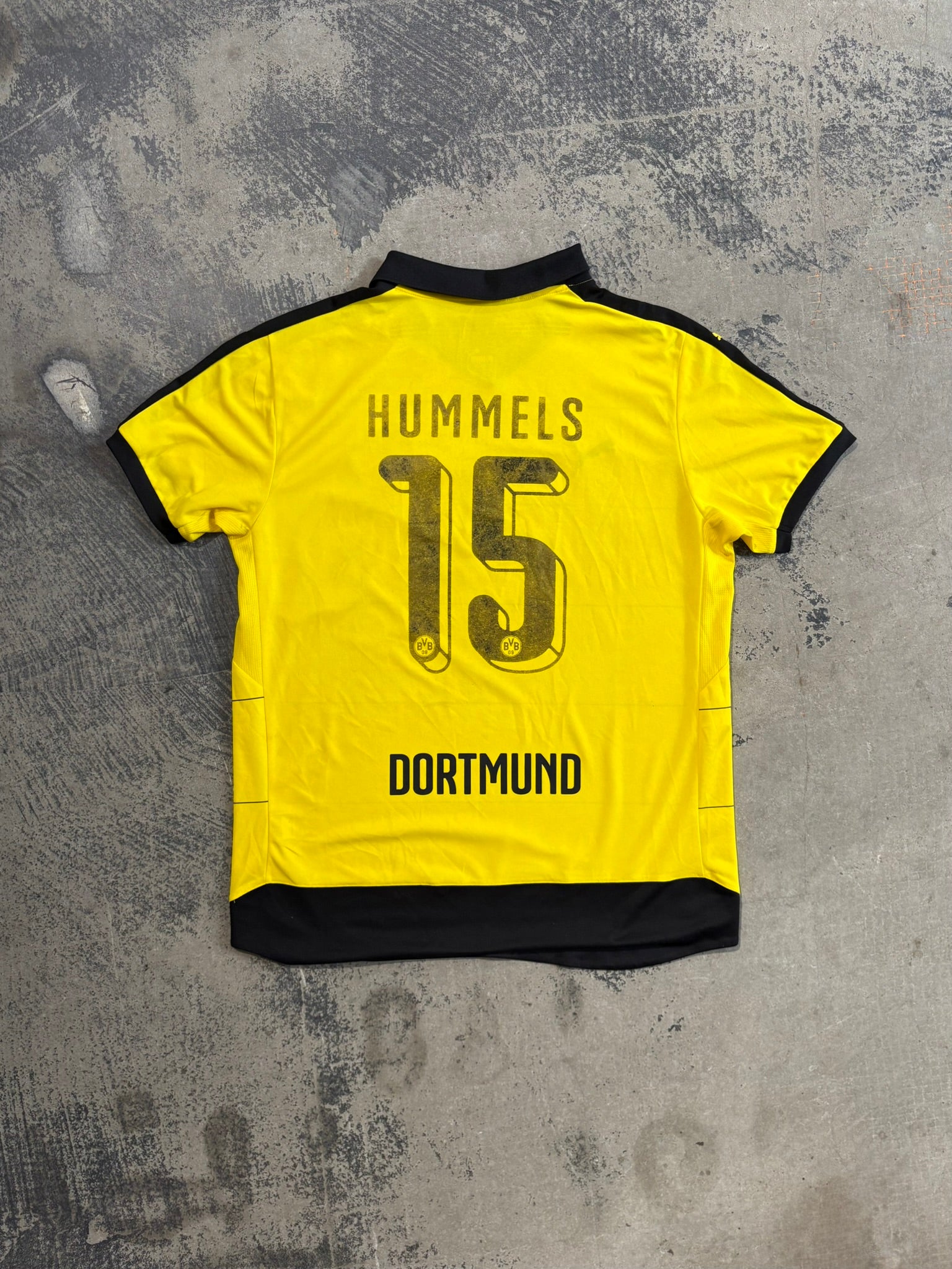 Maglia Borussia Dortmund 2014-2015 Home Hummels 15 Puma XL
