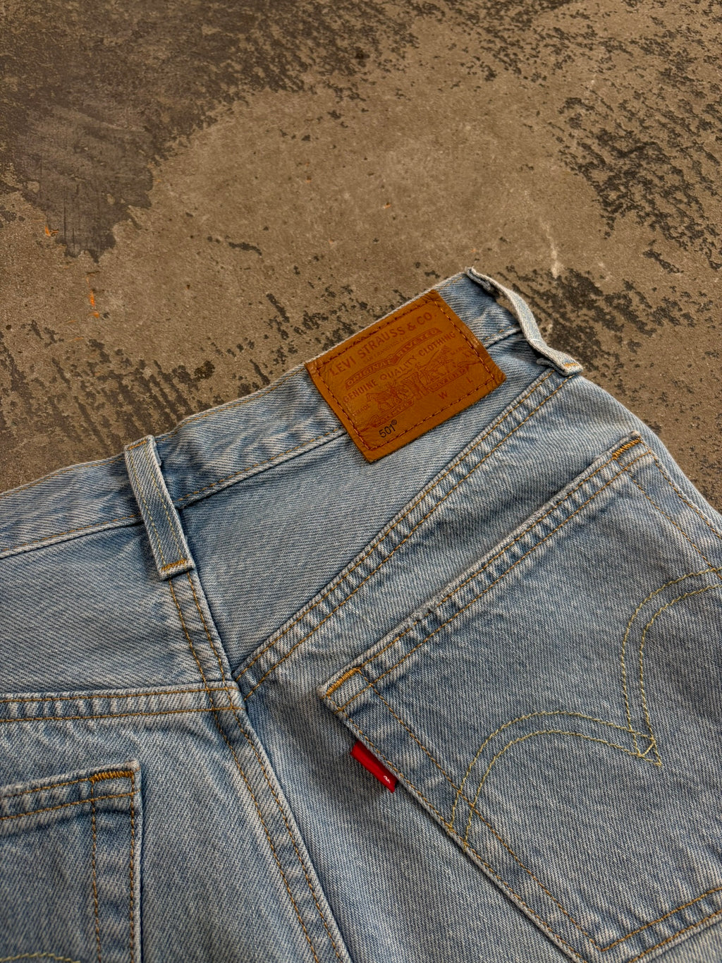 Shorts Levi's 501 Vintage Custom Cut-Off denim chiaro W24