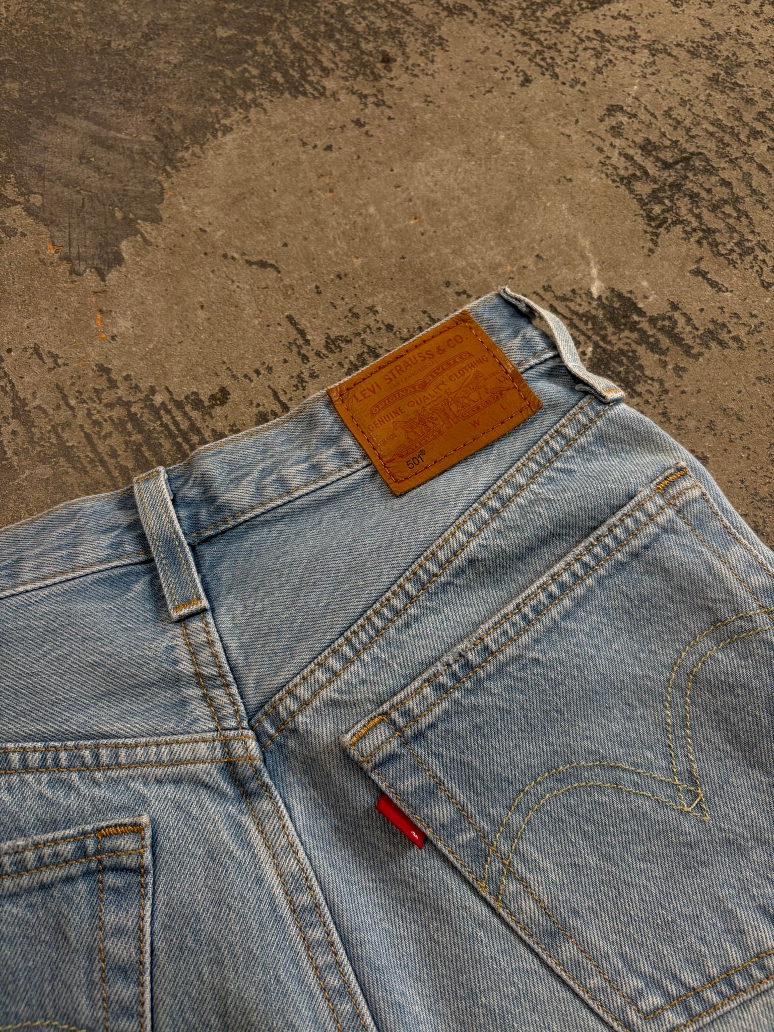 Shorts Levi's 501 Vintage Custom Cut-Off denim chiaro W24