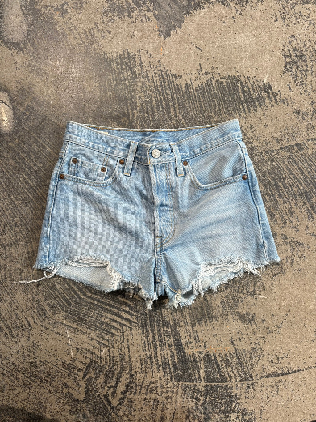 Shorts Levi's 501 Vintage Custom Cut-Off denim chiaro W24