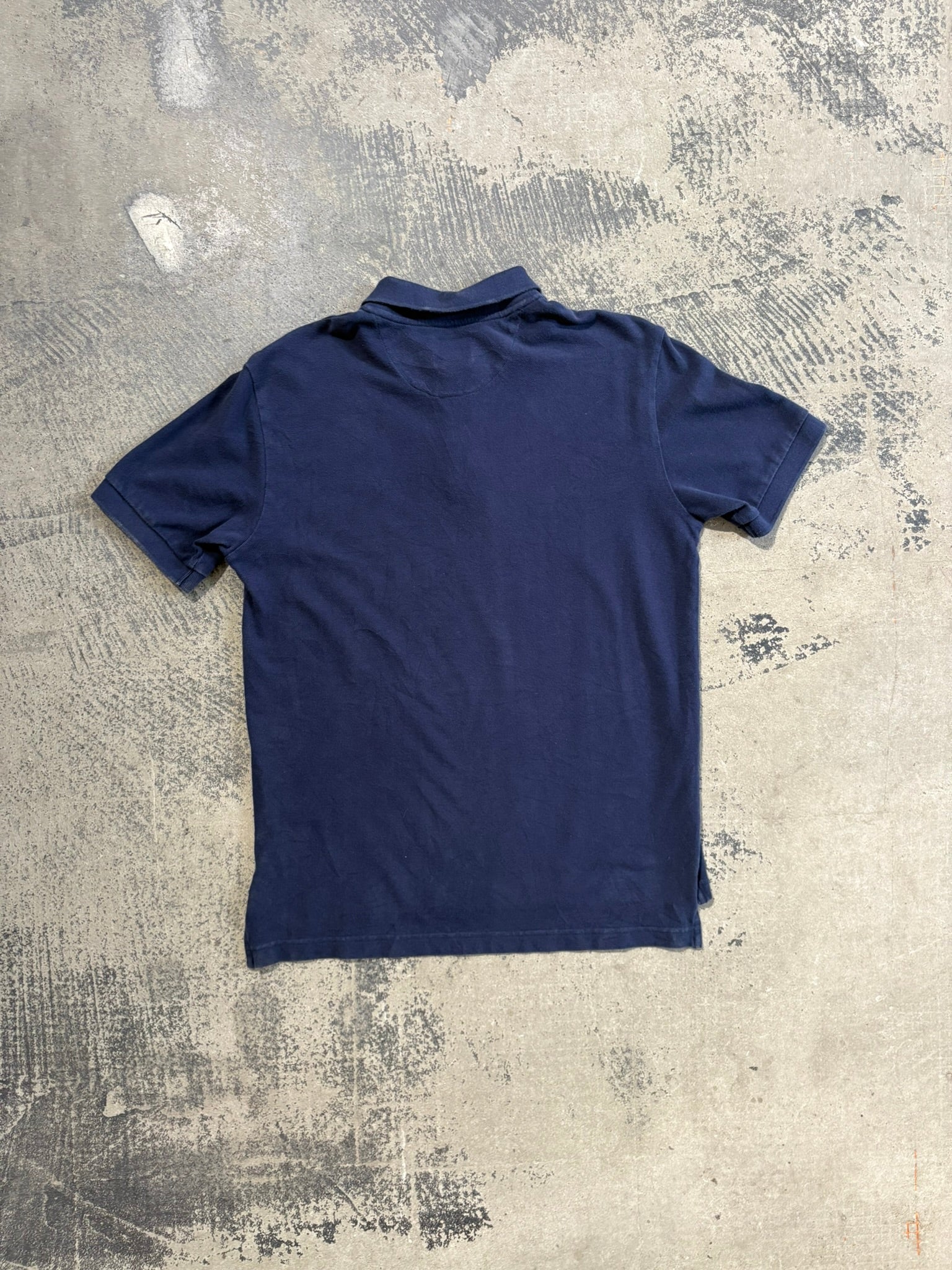 Polo Brooks Brothers blu navy logo "Golden Fleece" ricamato oro M