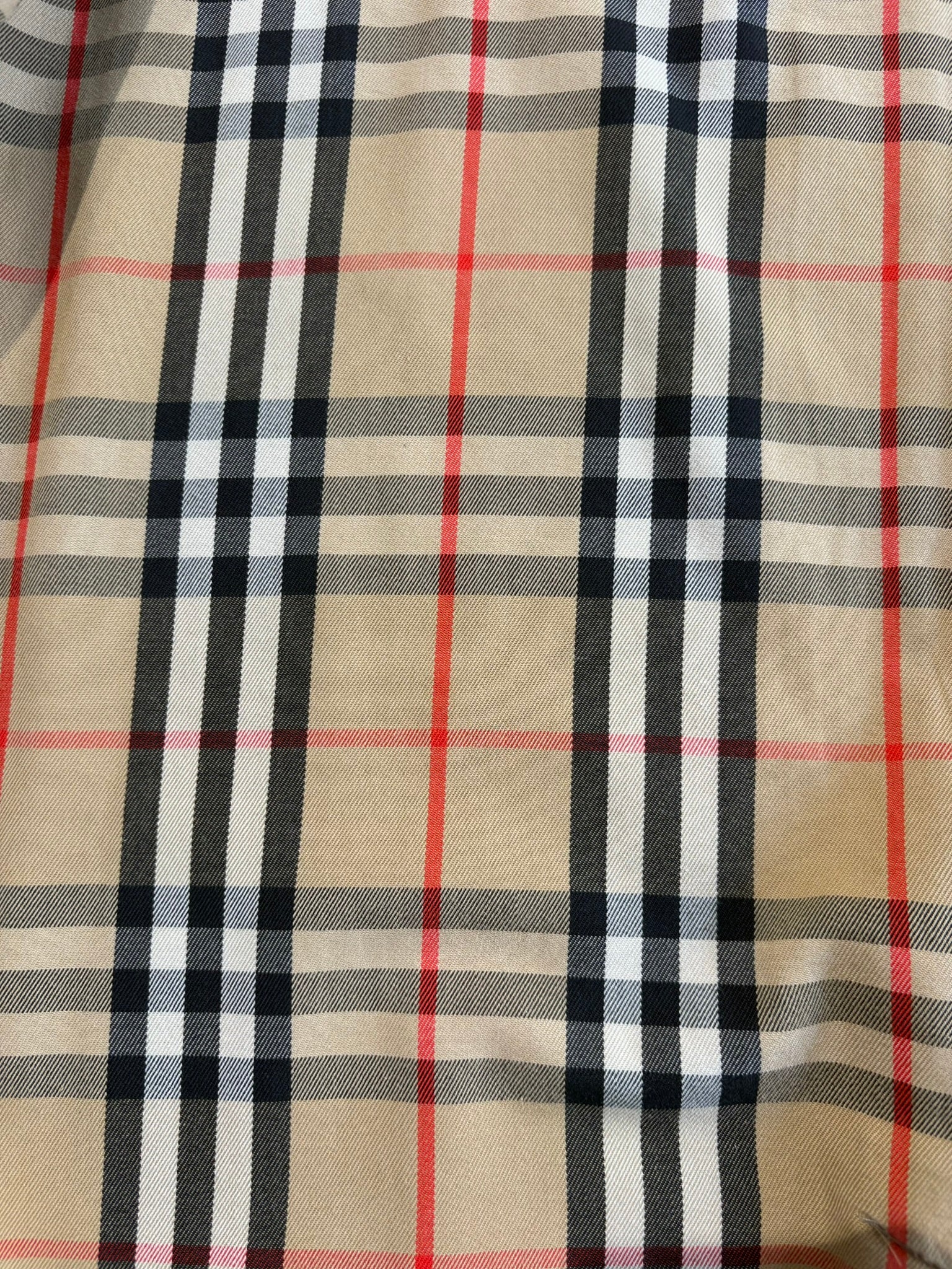 Trench Burberrys unisex anni '90 fodera Nova Check Made in England L
