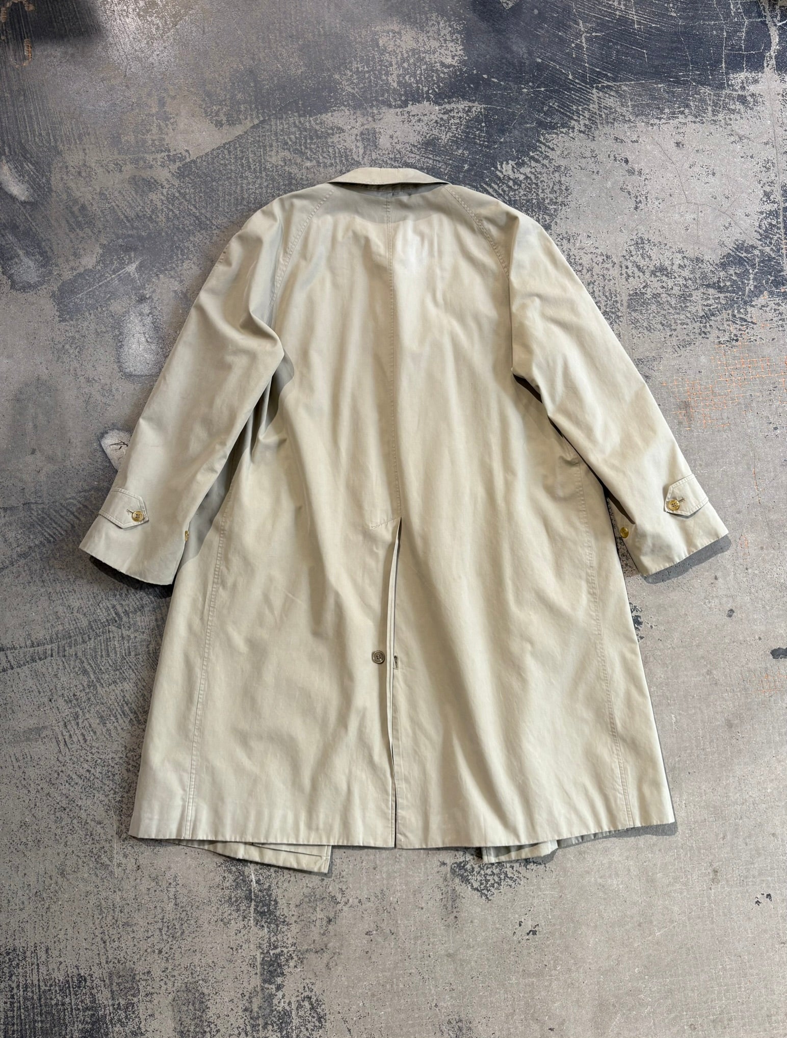 Trench Burberrys unisex anni '90 fodera Nova Check Made in England L