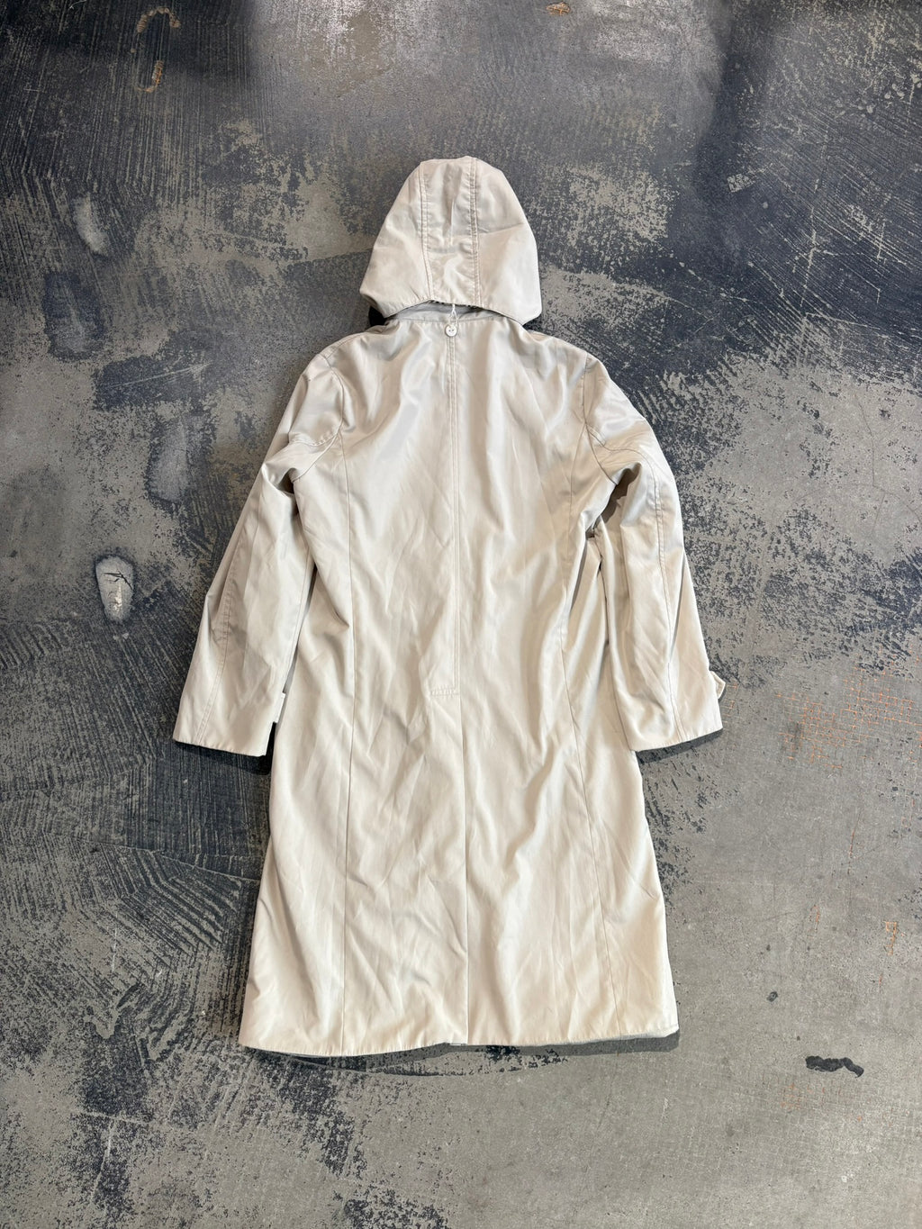 Trench Burberrys donna cappuccio rimovibile beige chiaro/Nova Check M
