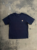 T-Shirt Carhartt blu navy tinta unita XL
