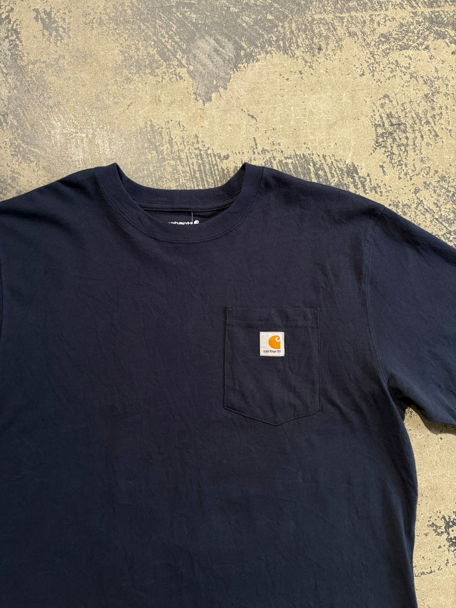 T-Shirt Carhartt blu navy tinta unita XL