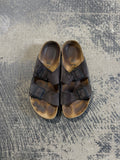 Sandali Birkenstock Arizona pelle scamosciata grigio antracite N.40