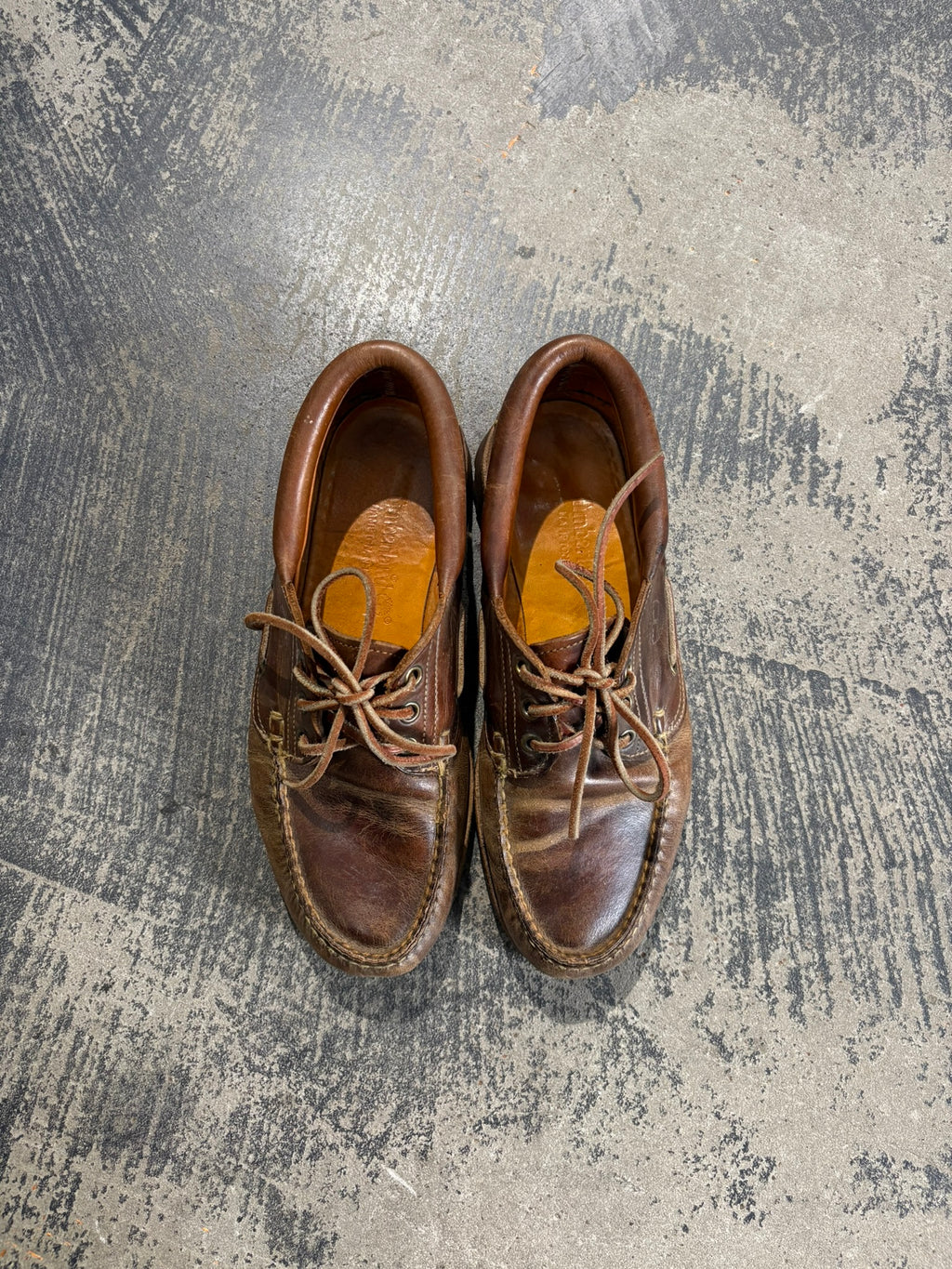 Scarpe da barca Timberland 3-Eye Classic Lug pelle marrone N.40