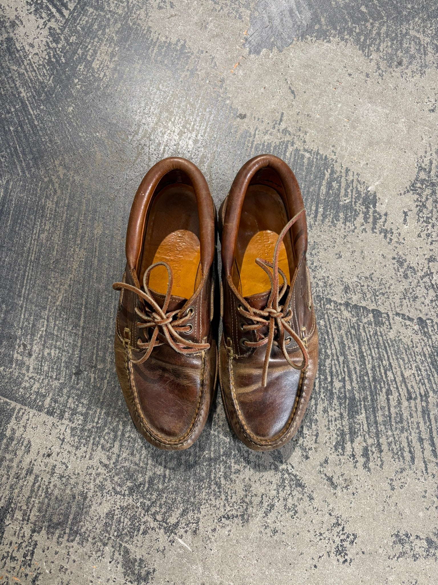 Scarpe da barca Timberland 3-Eye Classic Lug pelle marrone N.40