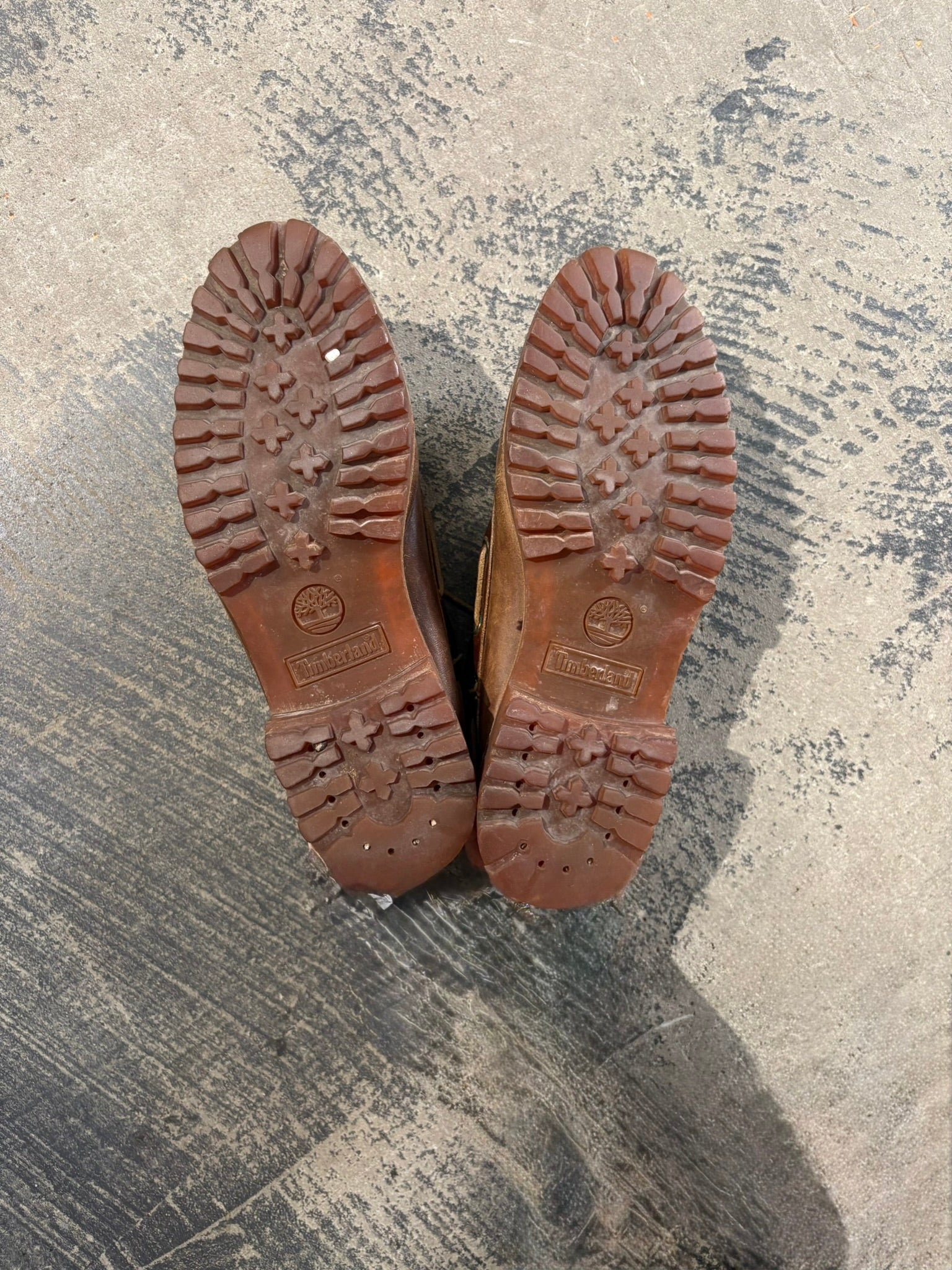 Scarpe da barca Timberland 3-Eye Classic Lug pelle marrone N.40
