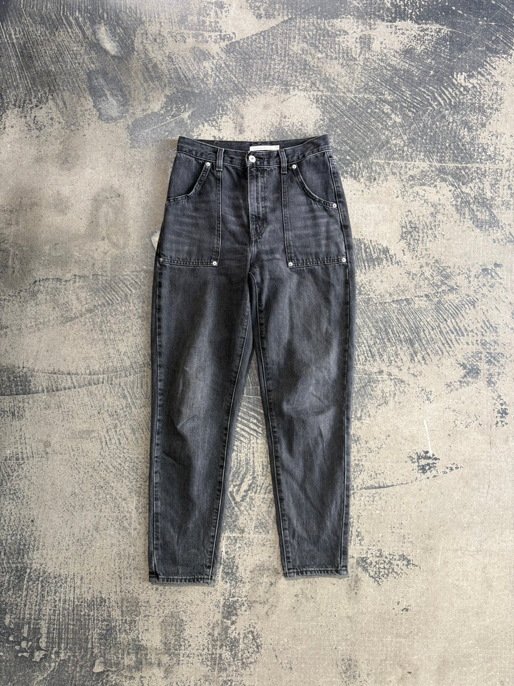 Jeans Levi's high waisted mom jeans utility grigio antracite W27