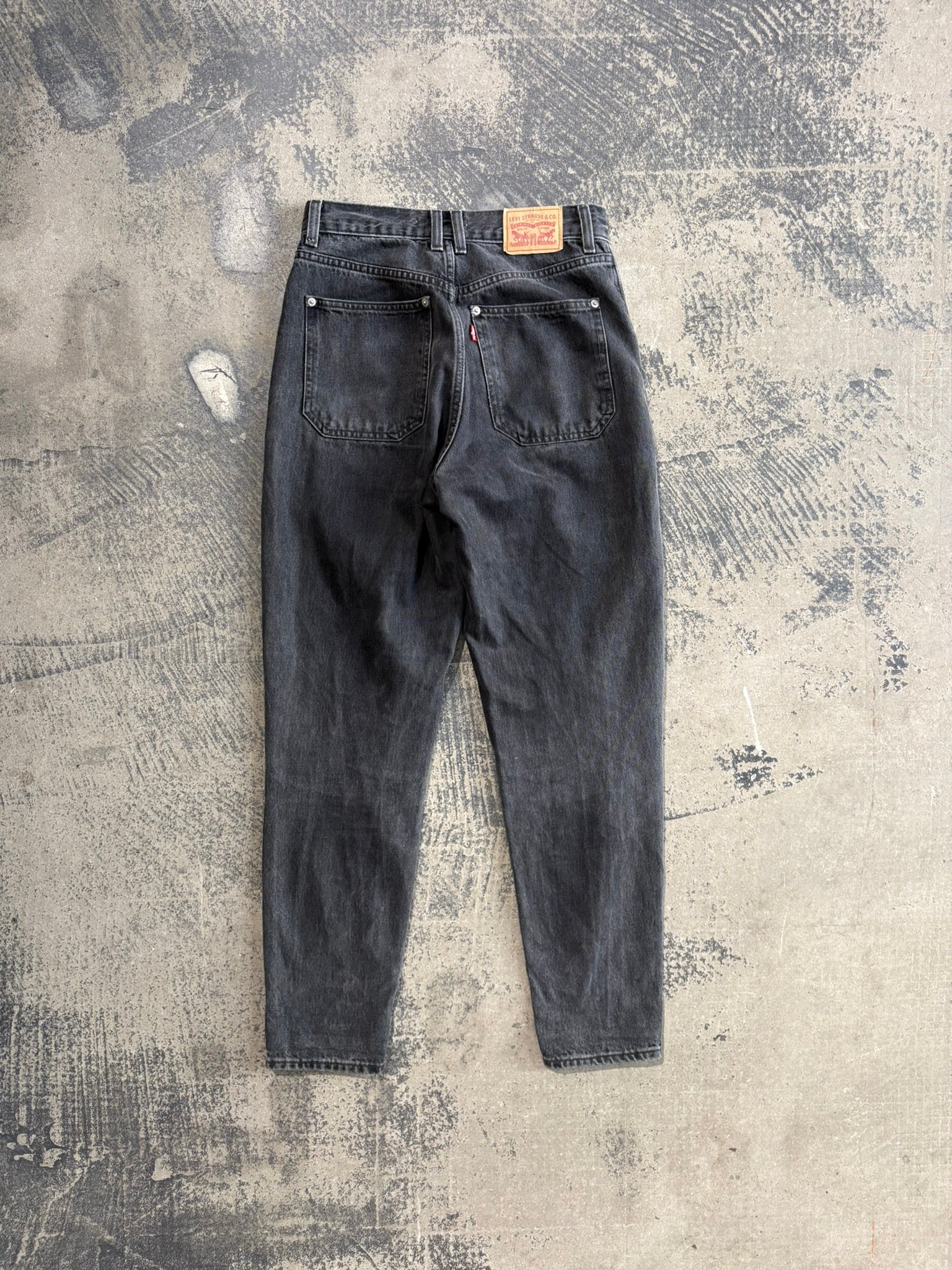 Jeans Levi's high waisted mom jeans utility grigio antracite W27